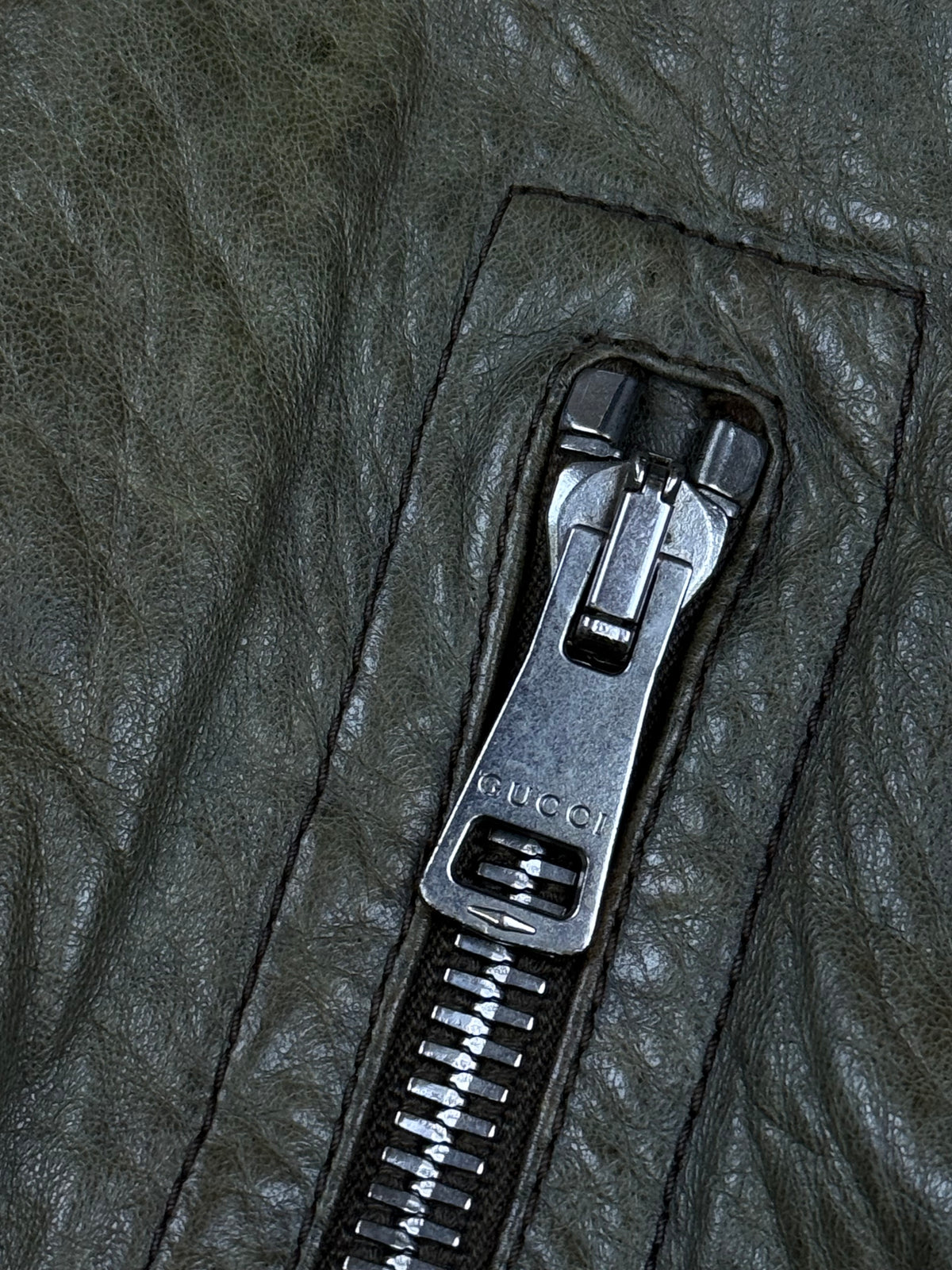 vintage Gucci leatherjacket