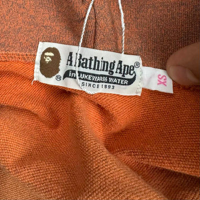 vintage BAPE a bathing ape sweatjacket {XS}