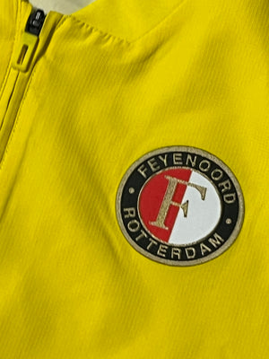 yellow Adidas Feyernord Rotterdam windbreaker {L}