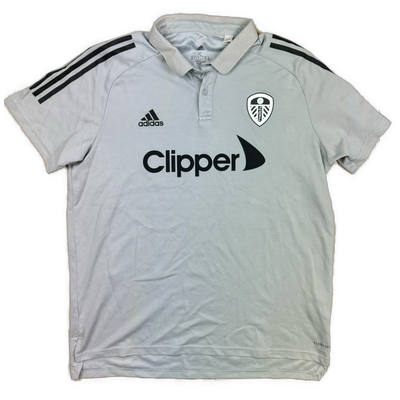 grey Adidas Leeds United away jersey {XL}