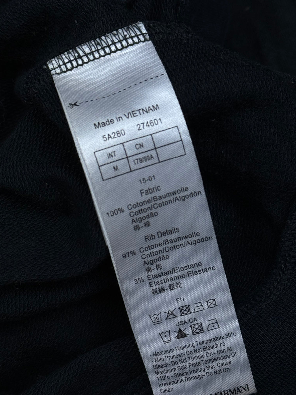 vintage Emporio Armani EA7 sweatjacket {M}