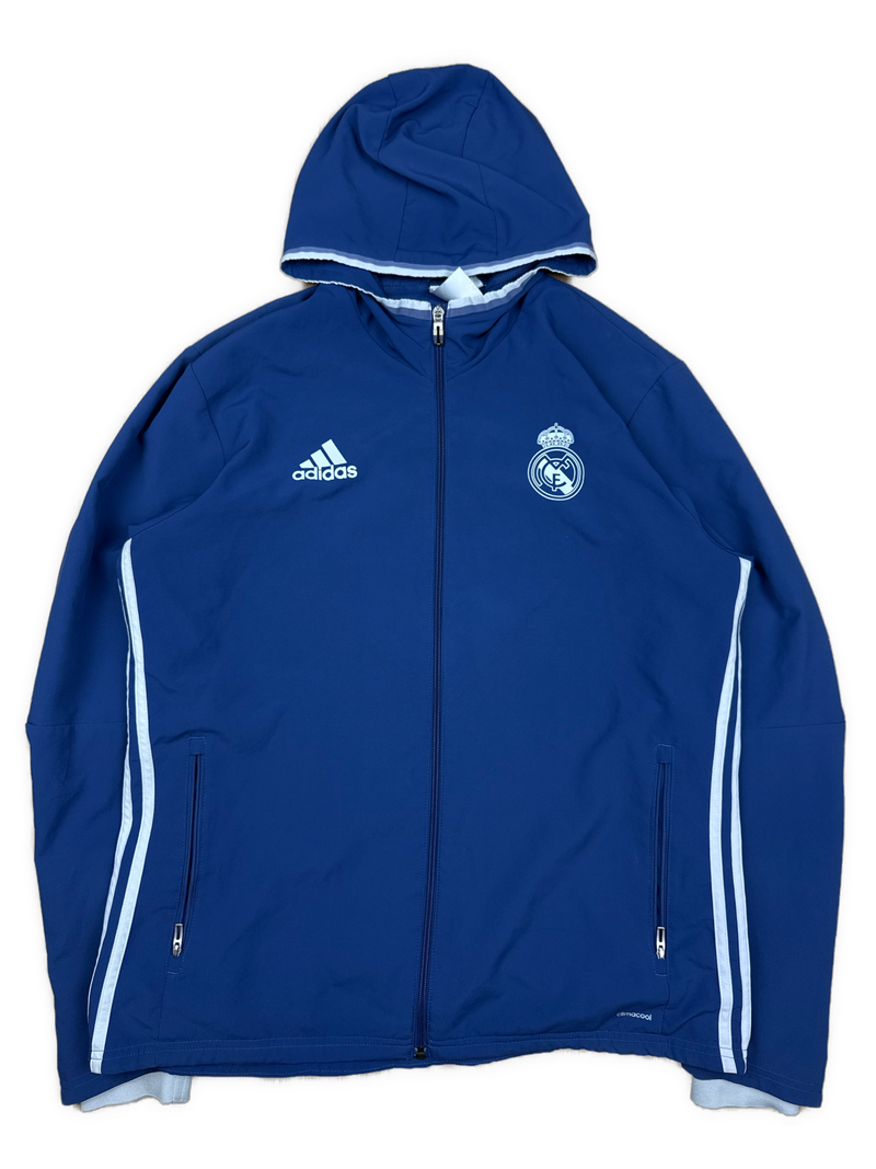 vintage Adidas Real Madrid windbreaker {L}