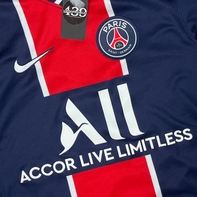 navyblue Nike PSG Paris Saint Germain MBAPPE7 home jersey {S}
