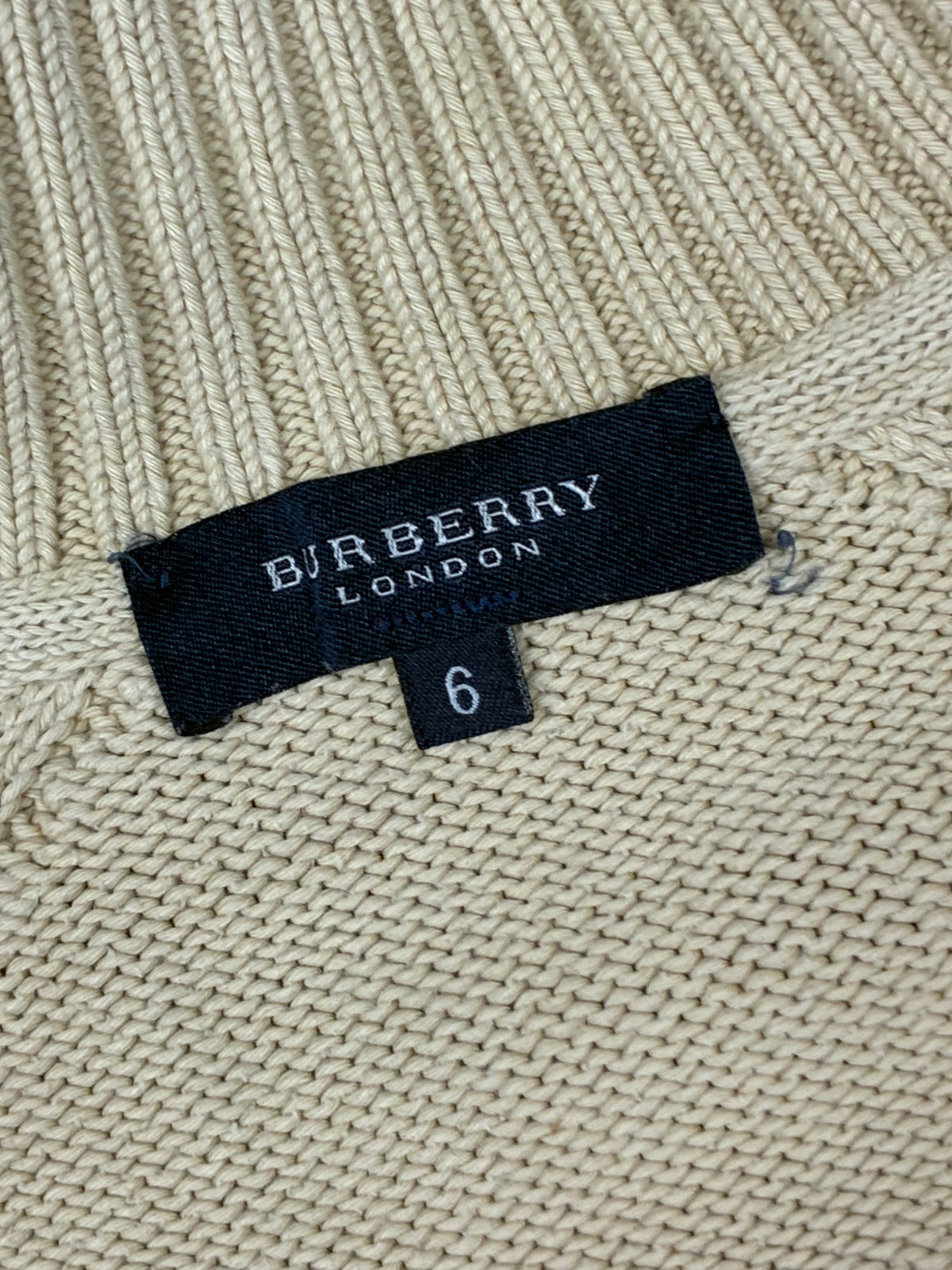 vintage Burberry sweatjacket {L}