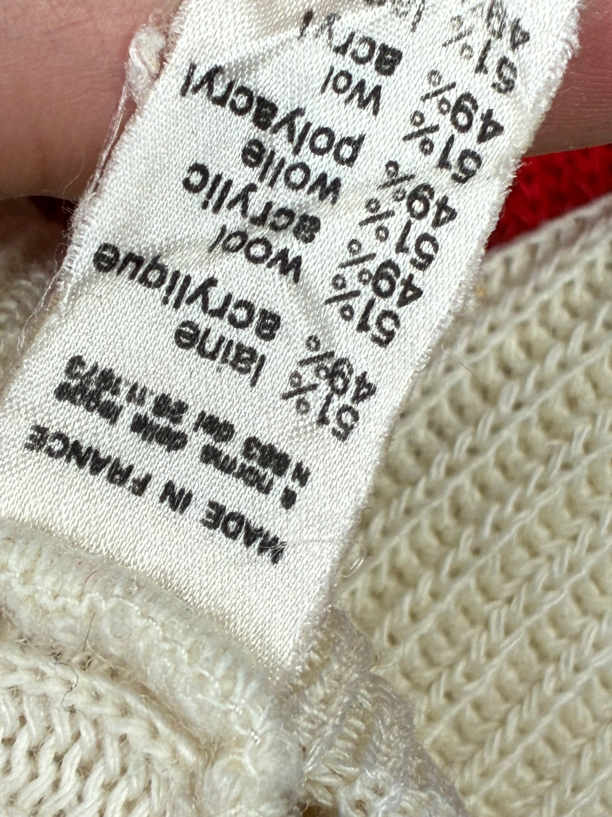 vintage Lacoste knittedsweater {S}