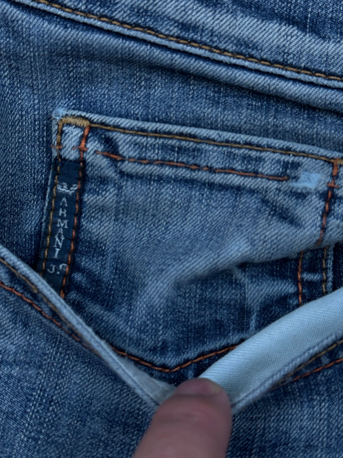 vintage Armani jeans {M}