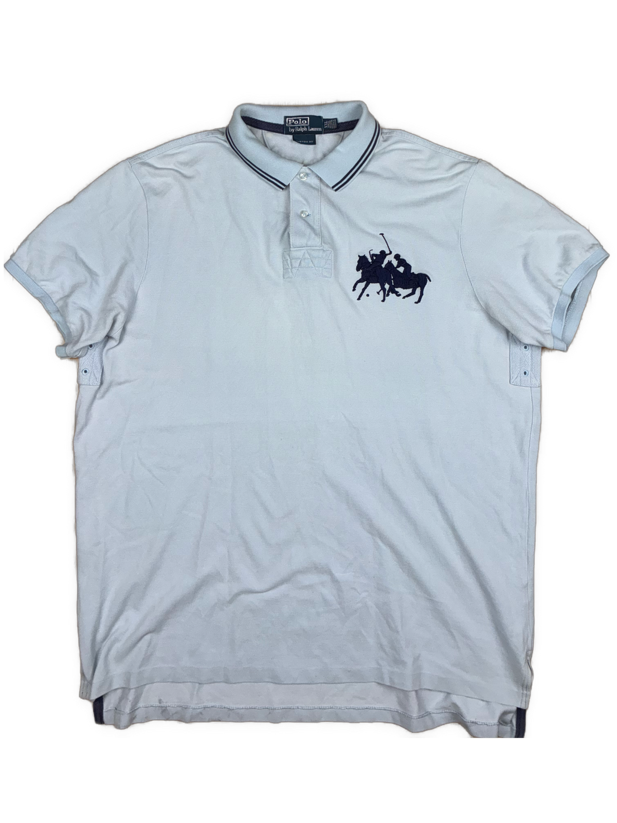 vintage babyblue Polo Ralph Lauren polo {XXL}