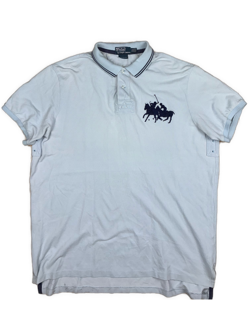 vintage babyblue Polo Ralph Lauren polo {XXL}