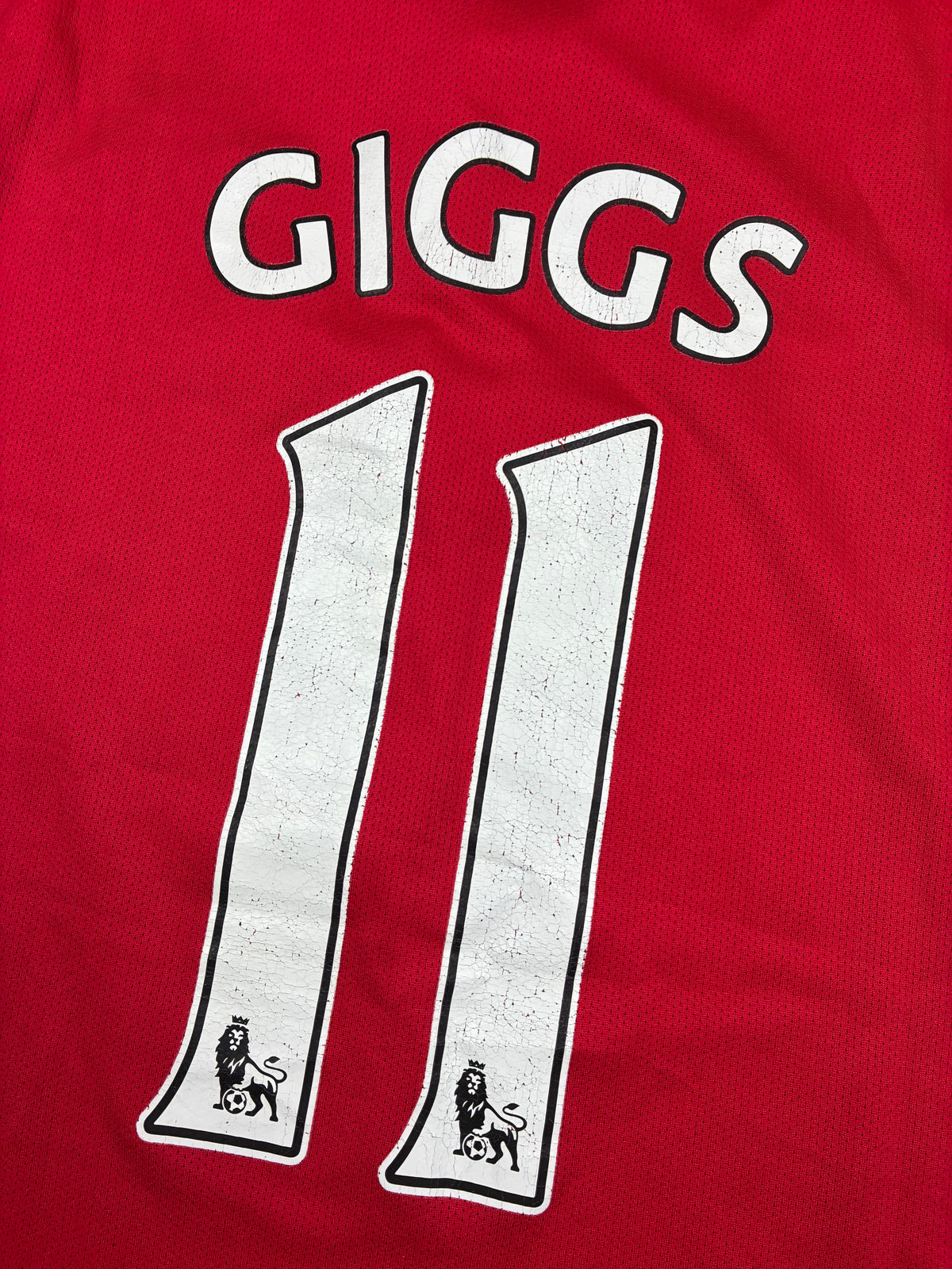 vintage Nike Manchester United GIGGS11 home jersey {XL}