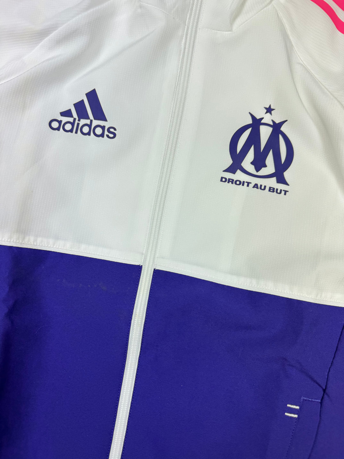 vintage Adidas Olympique Marseille windbreaker {XS}