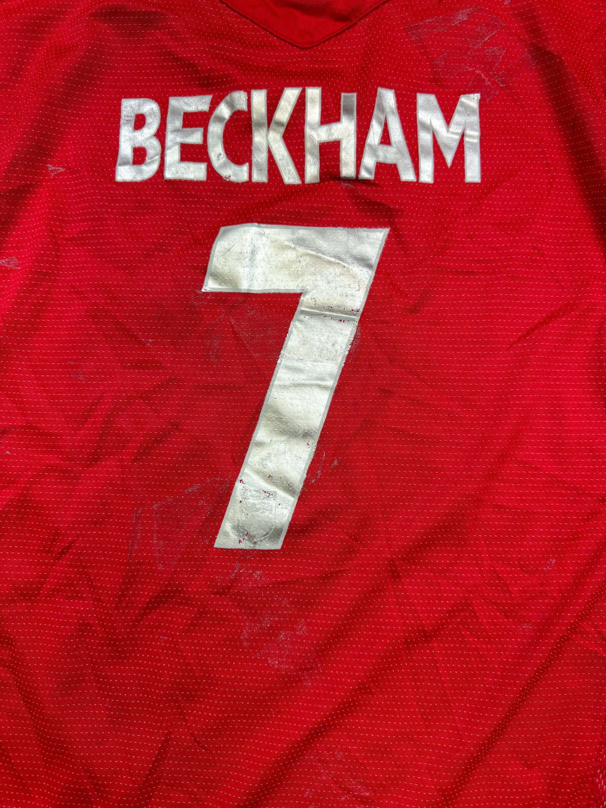 vintage Umbro England BECKHAM7 home jersey {S}