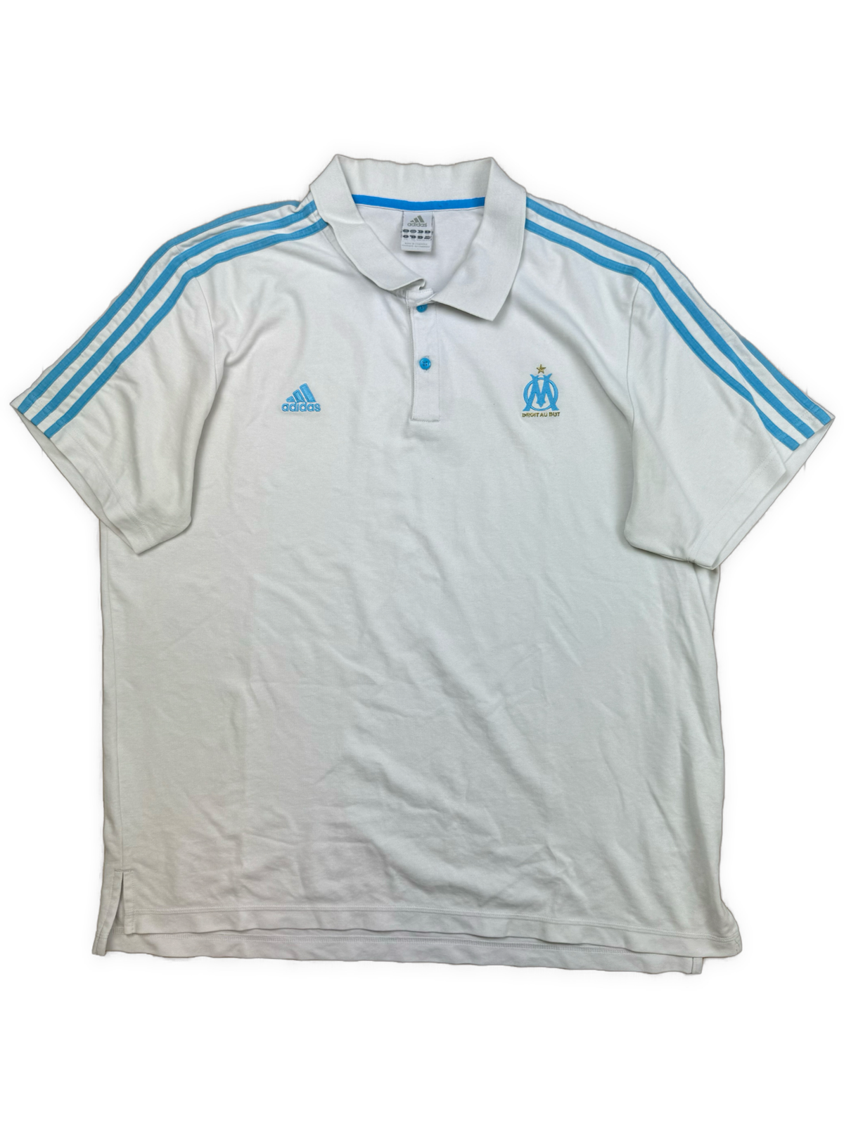 vintage Adidas Olympique Marseille polo {XL}