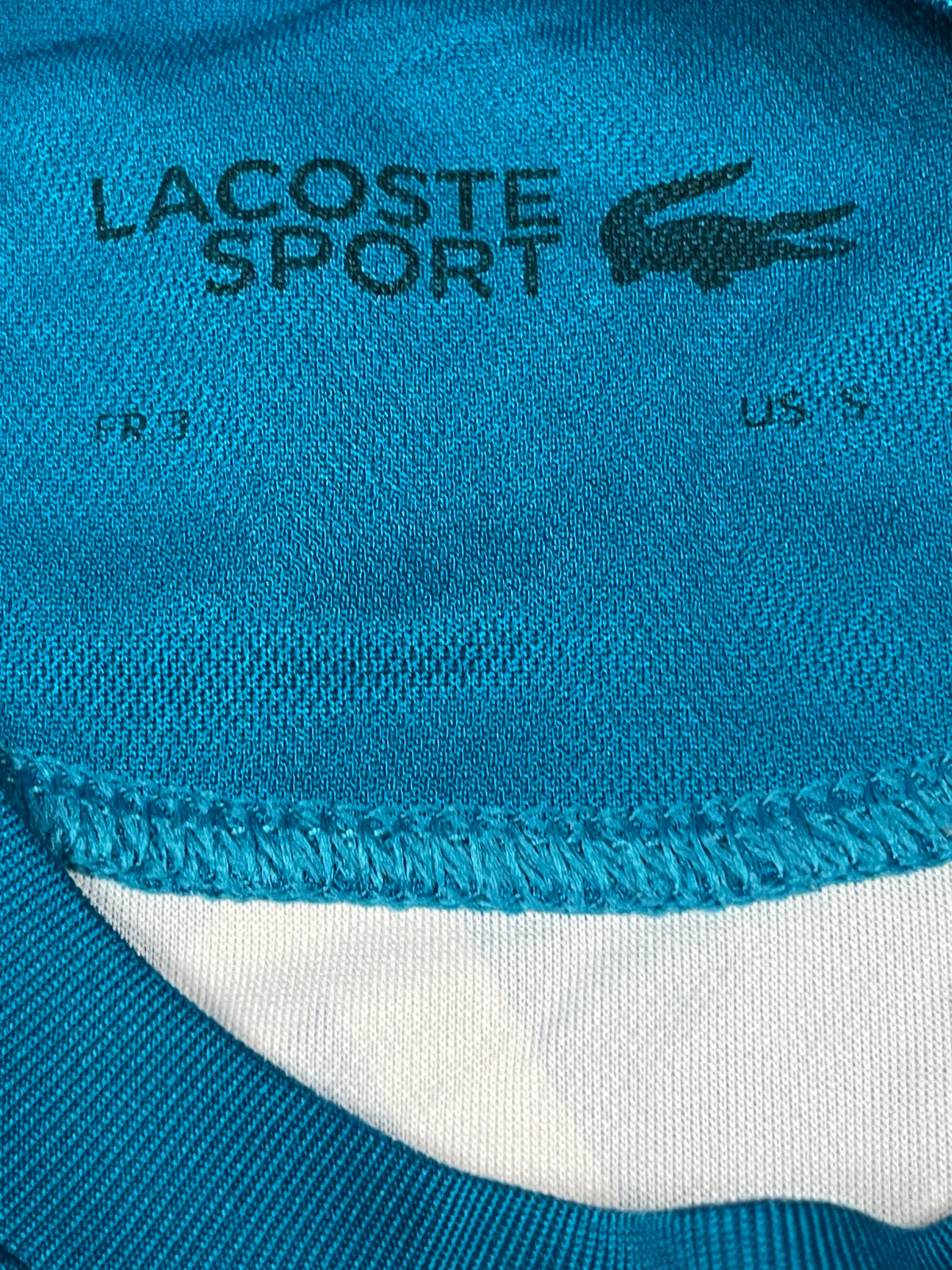 turquoise Lacoste jersey {S}