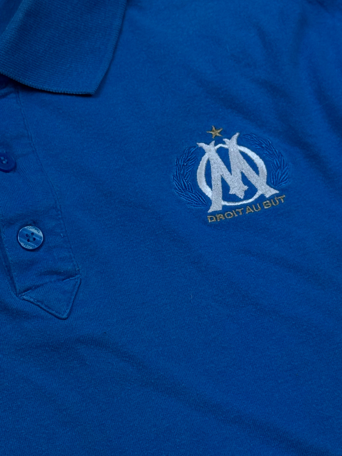 vintage Adidas Olympique Marseille polo {L}