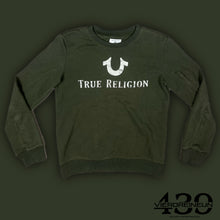 Load image into Gallery viewer, khaki True Religion sweater {S}
