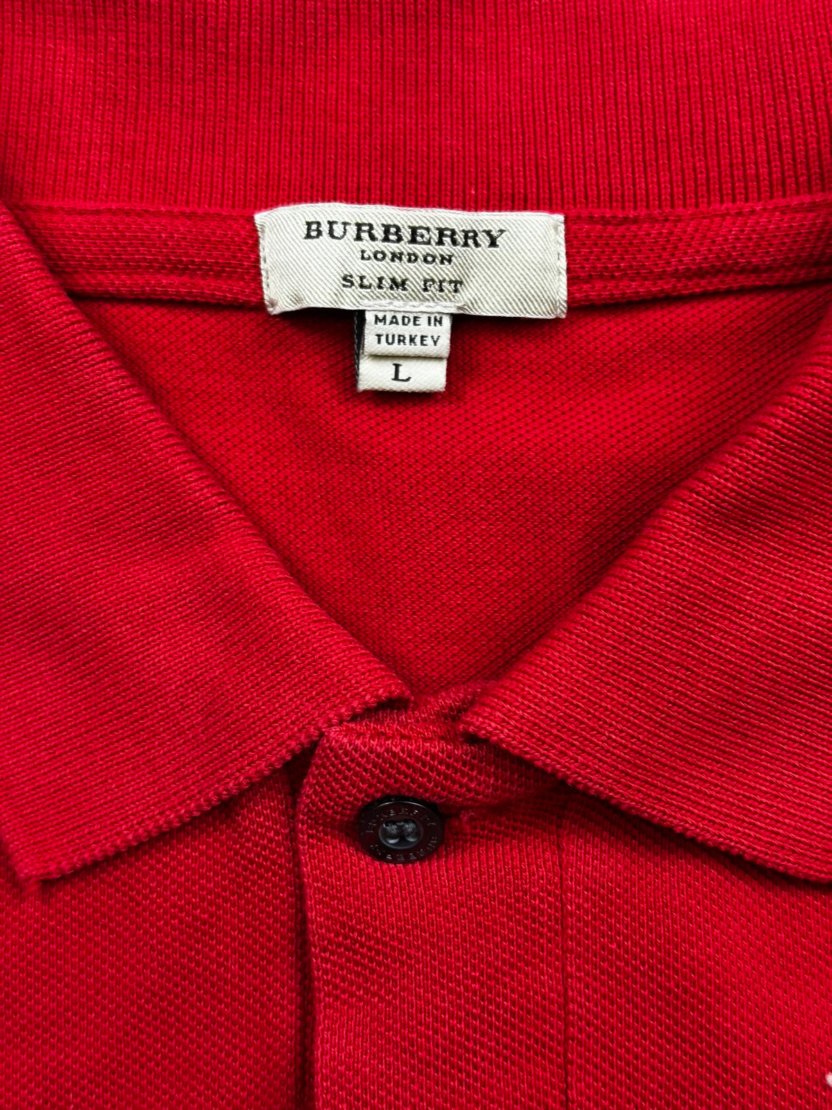 vintage Burberry polo {L}