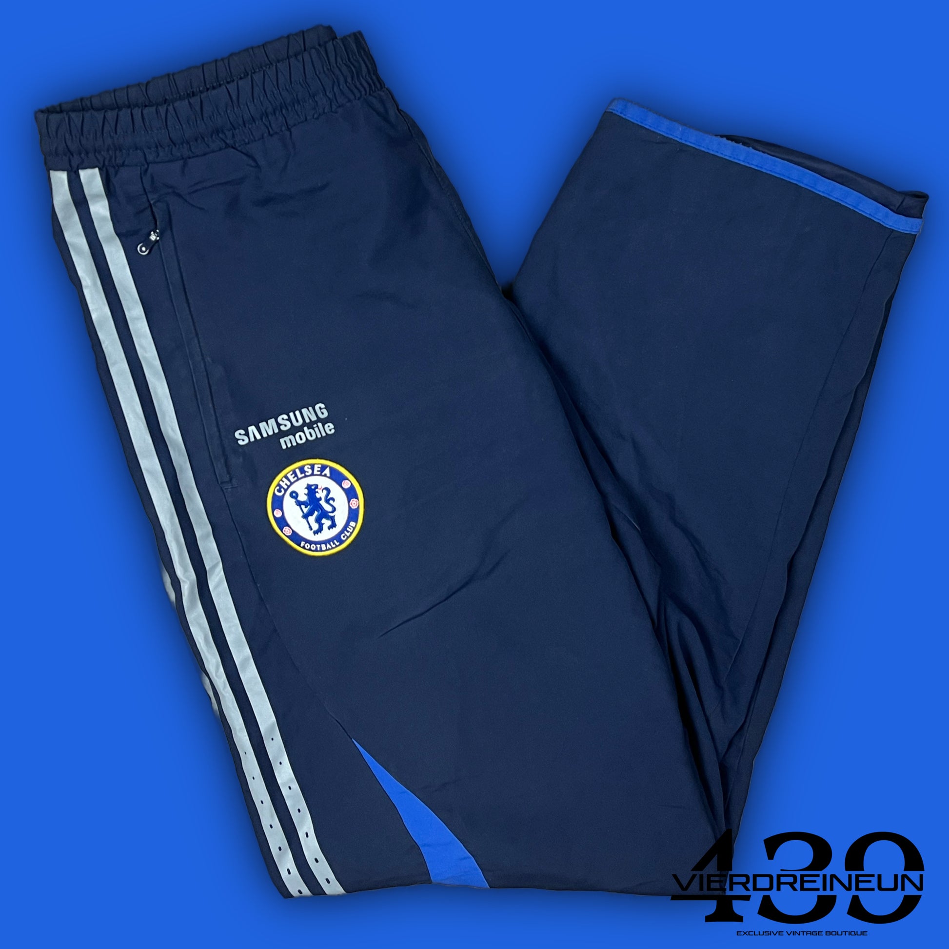 vintage Adidas Fc Chelsea trackpants {L}