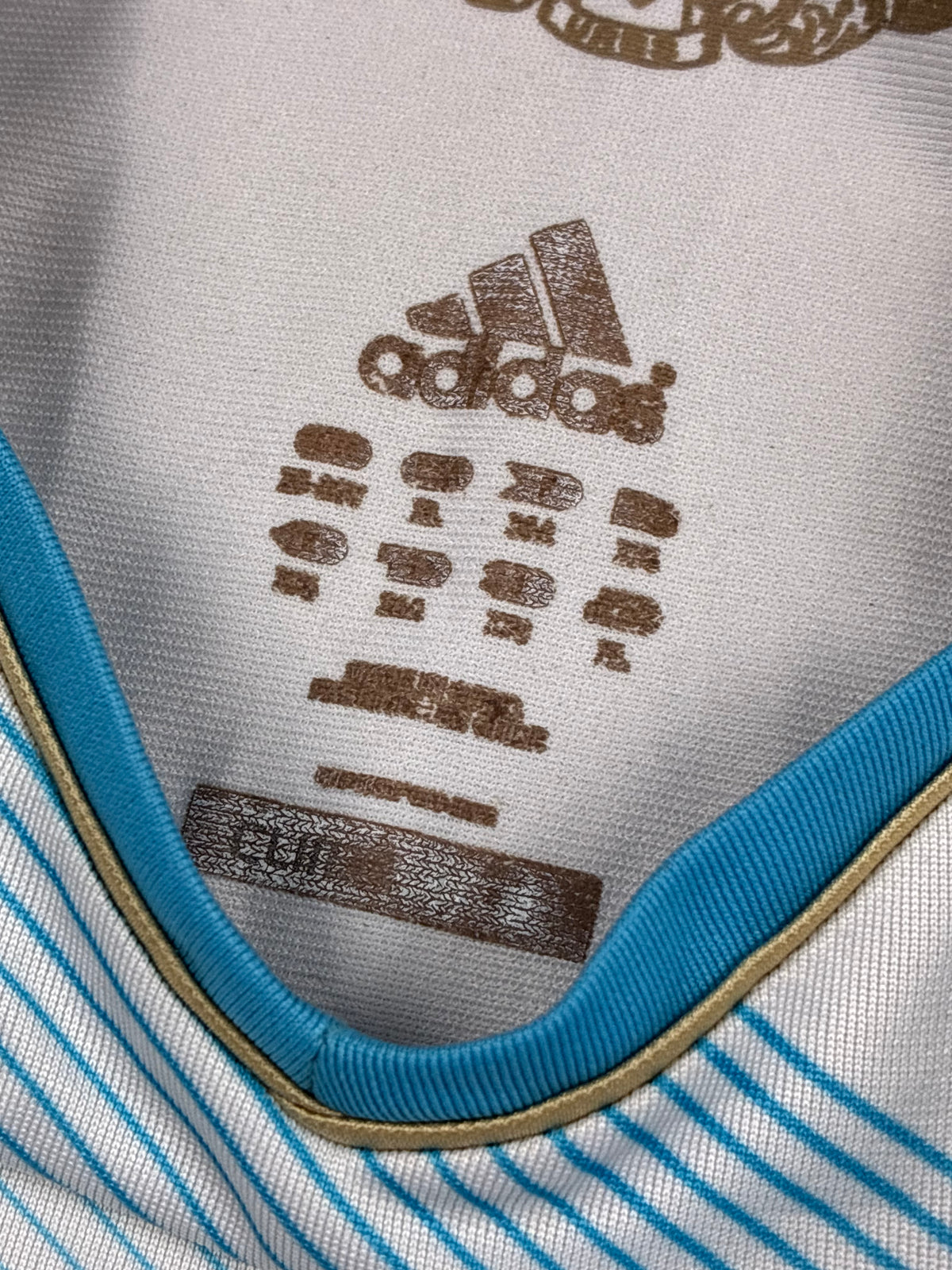 vintage Adidas Olympique Marseille home jersey {S}