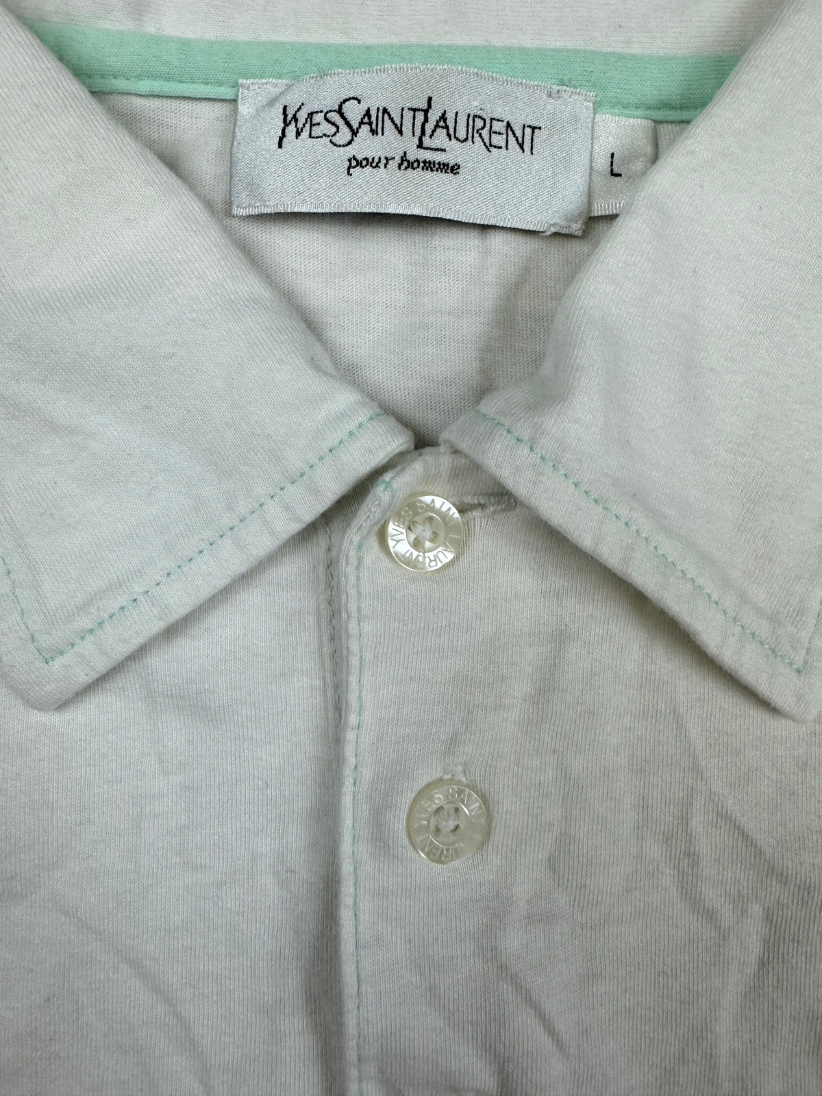 vintage YSL Yves Saint Laurent polo {L}
