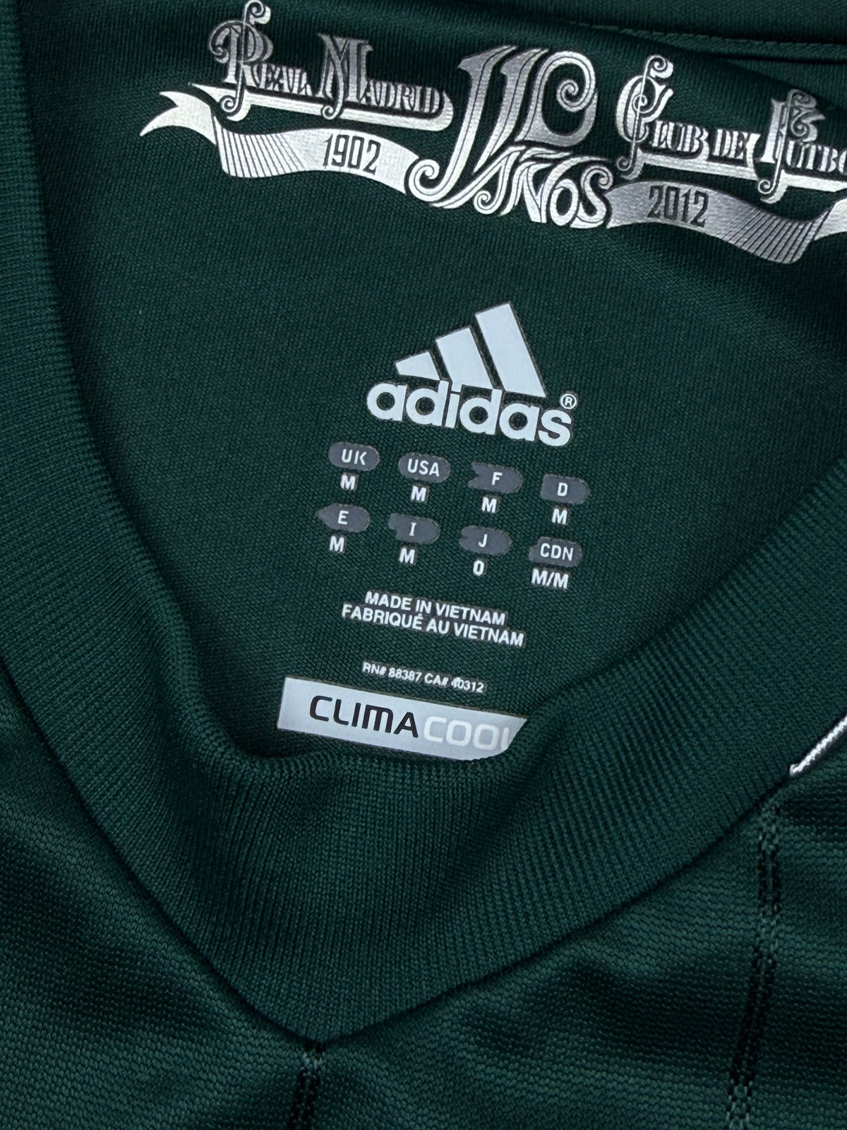 vintage Adidas Real Madrid away jersey {M}