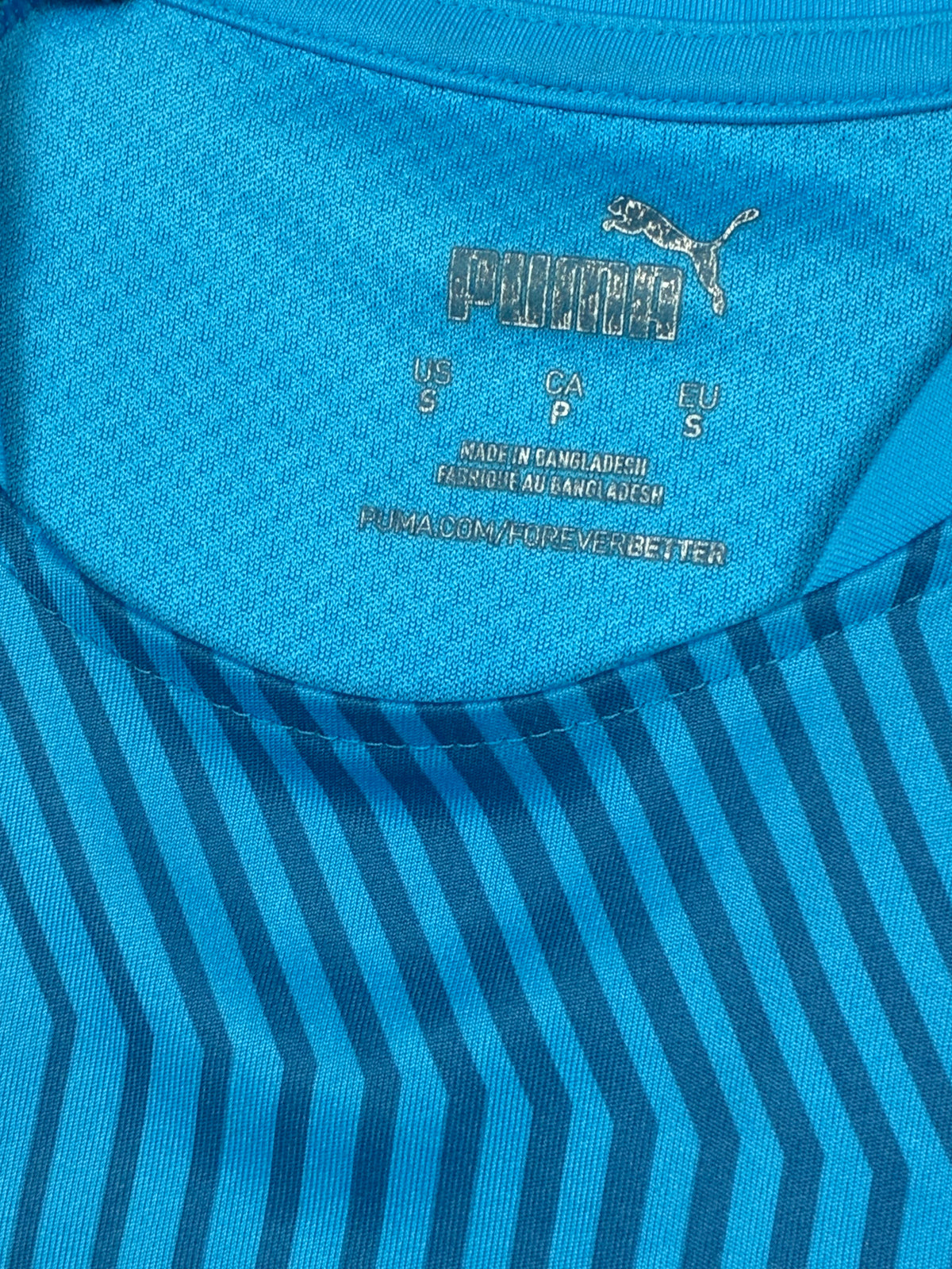 babyblue Puma Olympique Marseille trainingjersey {S}