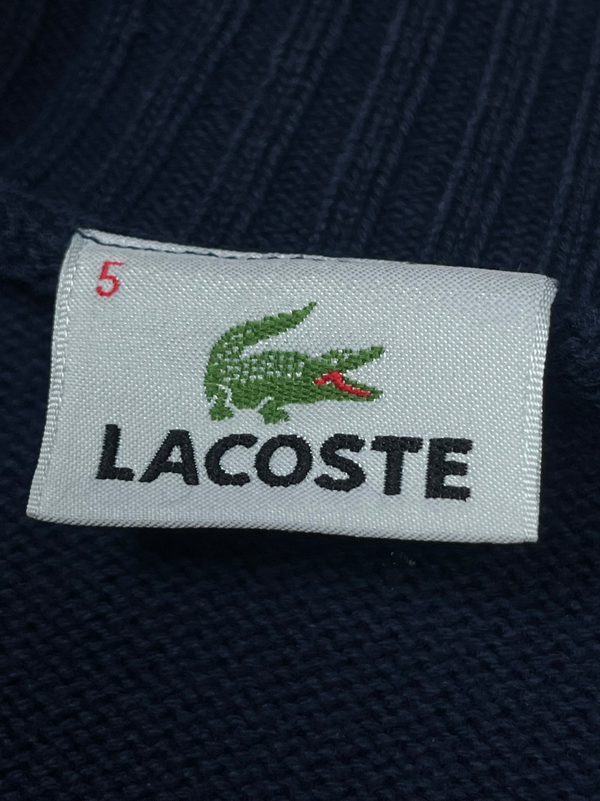 vintage Lacoste knittedsweatjacket {L}