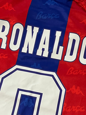 vintage Kappa Fc Barcelona RONALDO9 1995-1996 home jersey {M}