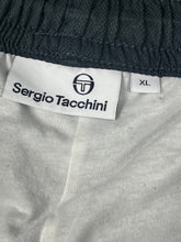 Load image into Gallery viewer, black Sergio Tacchini trackpants {L}
