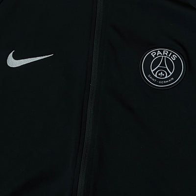 black Nike PSG Paris Saint Germain tracksuit {M}