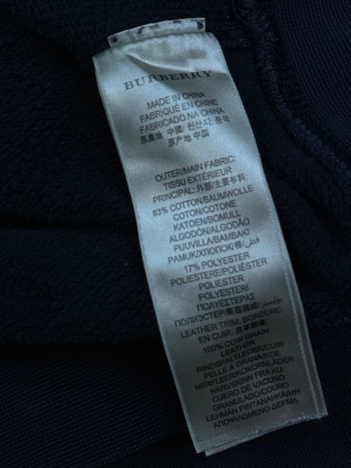 vintage Burberry sweatjacket {S}