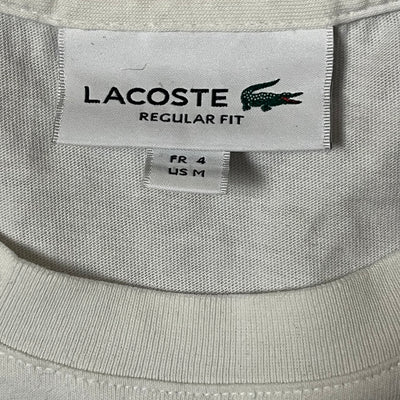 white/yellow Lacoste t-shirt {M}