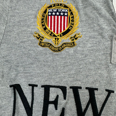 vintage Polo Ralph Lauren NEW YORK polo {M}