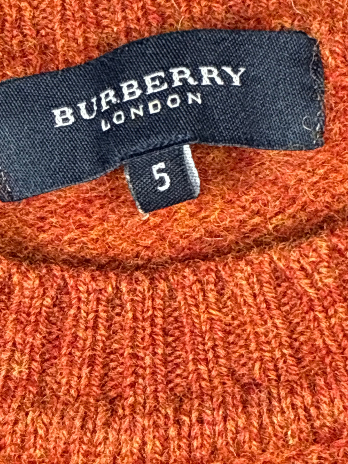 vintage Burberry knittedsweater {S}