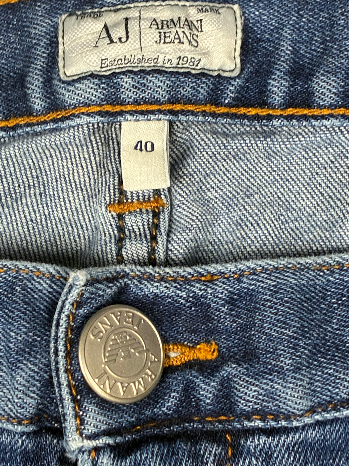 vintage Armani jeans {XL}