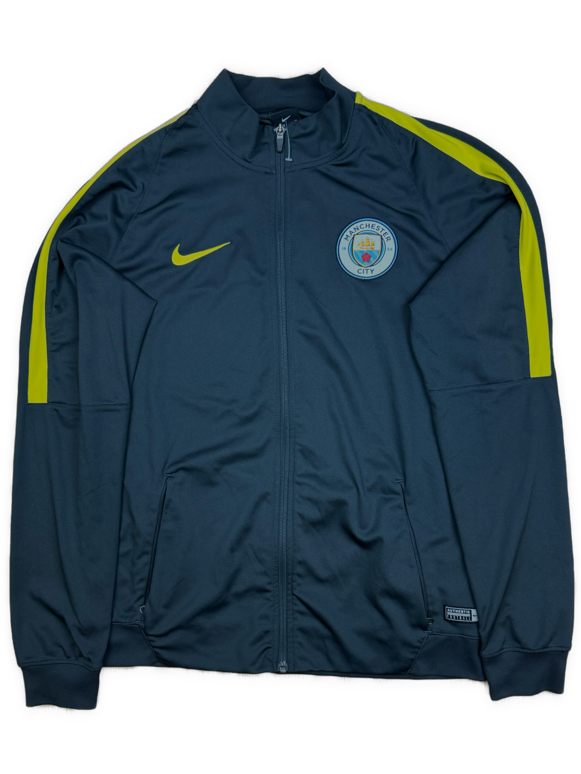 vintage Nike Manchester City trackjacket {L}