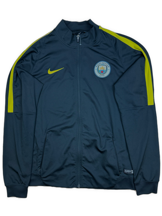 vintage Nike Manchester City trackjacket {L}