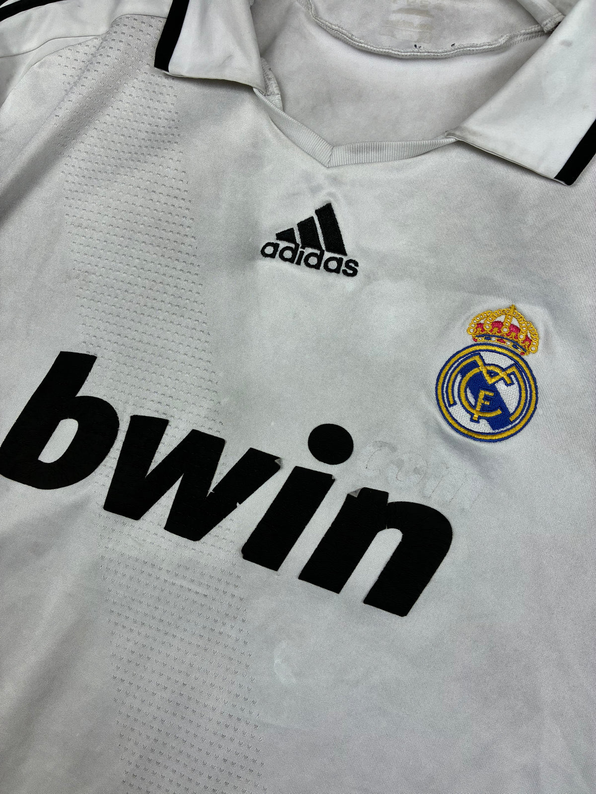vintage Adidas Real Madrid home jersey {XL}