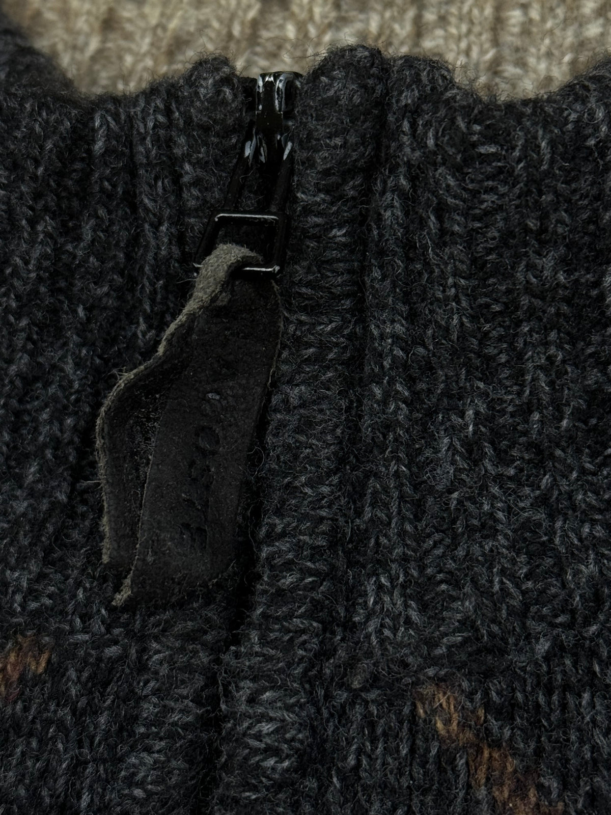 vintage Lacoste quarterzip {S}