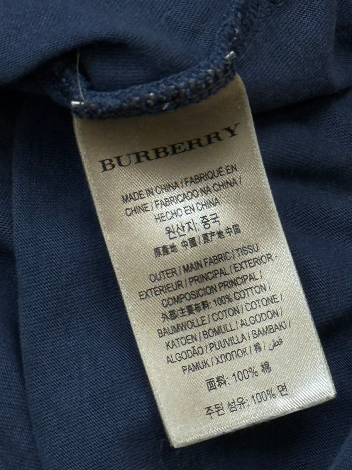 vintage Burberry t-shirt