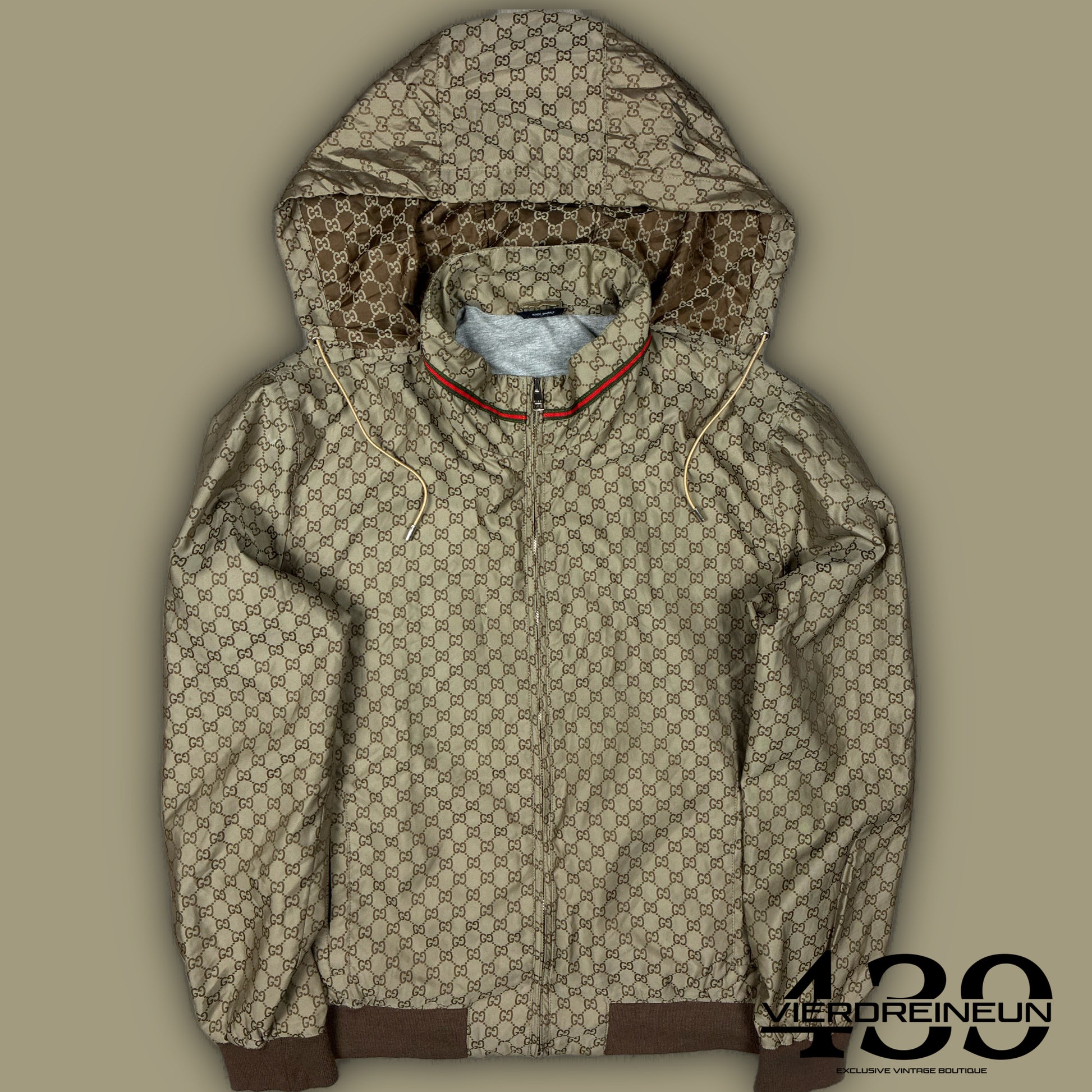 vintage Gucci GG monogram windbreaker {M}