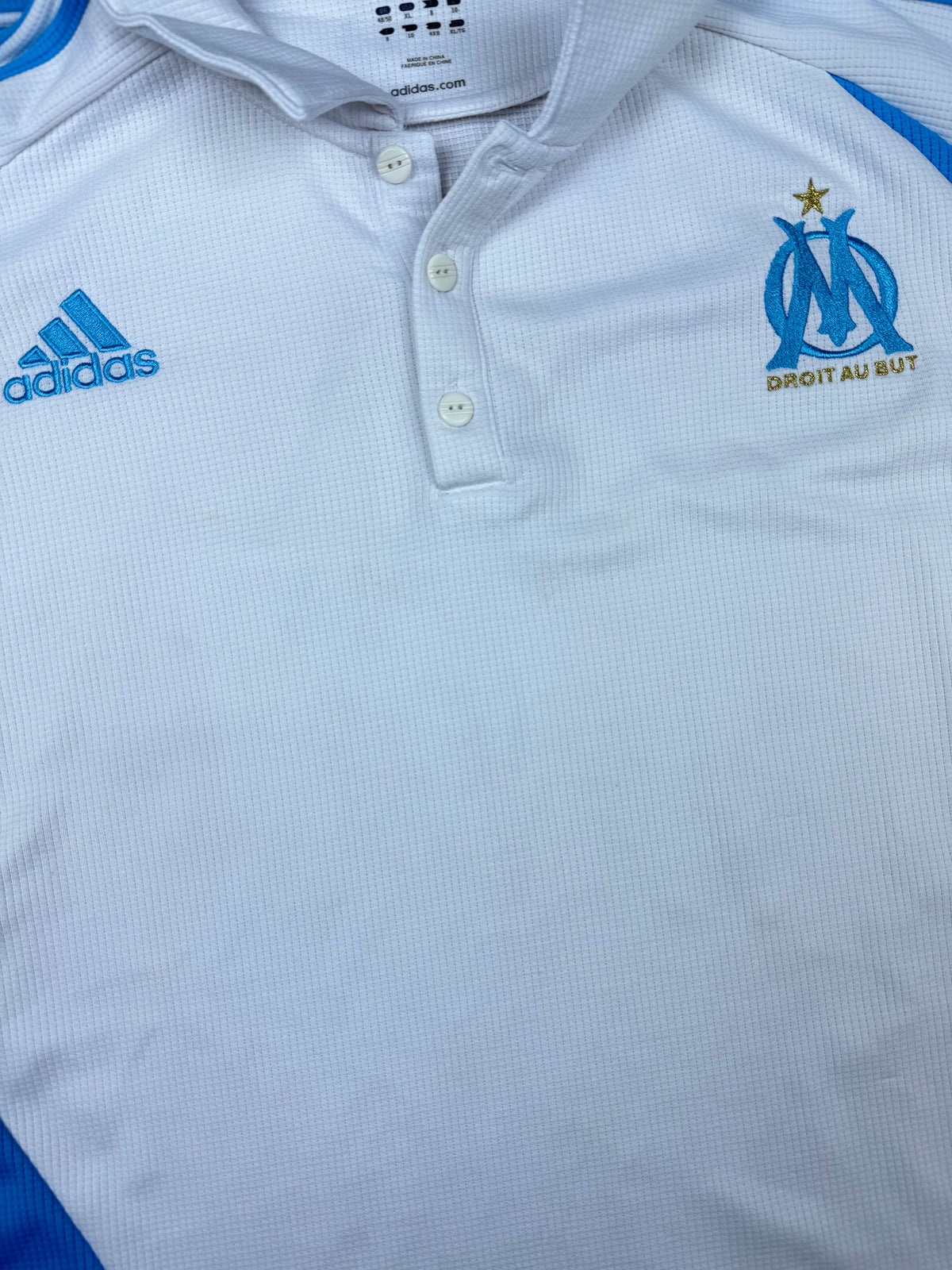 vintage Adidas Olympique Marseille polo {XL}