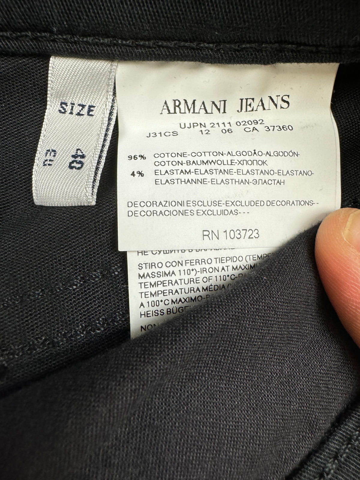 vintage Armani jeans {L}