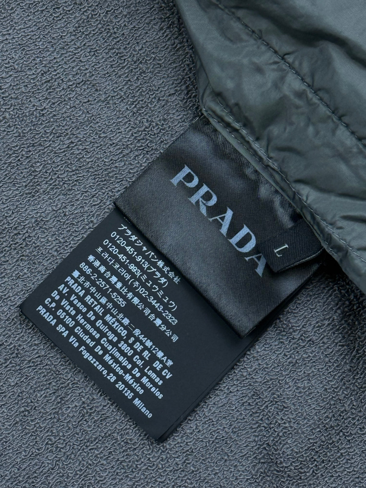 vintage Prada hybrid sweatjacket