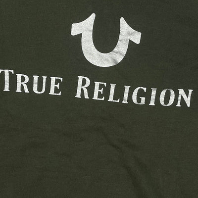 khaki True Religion sweater {S}