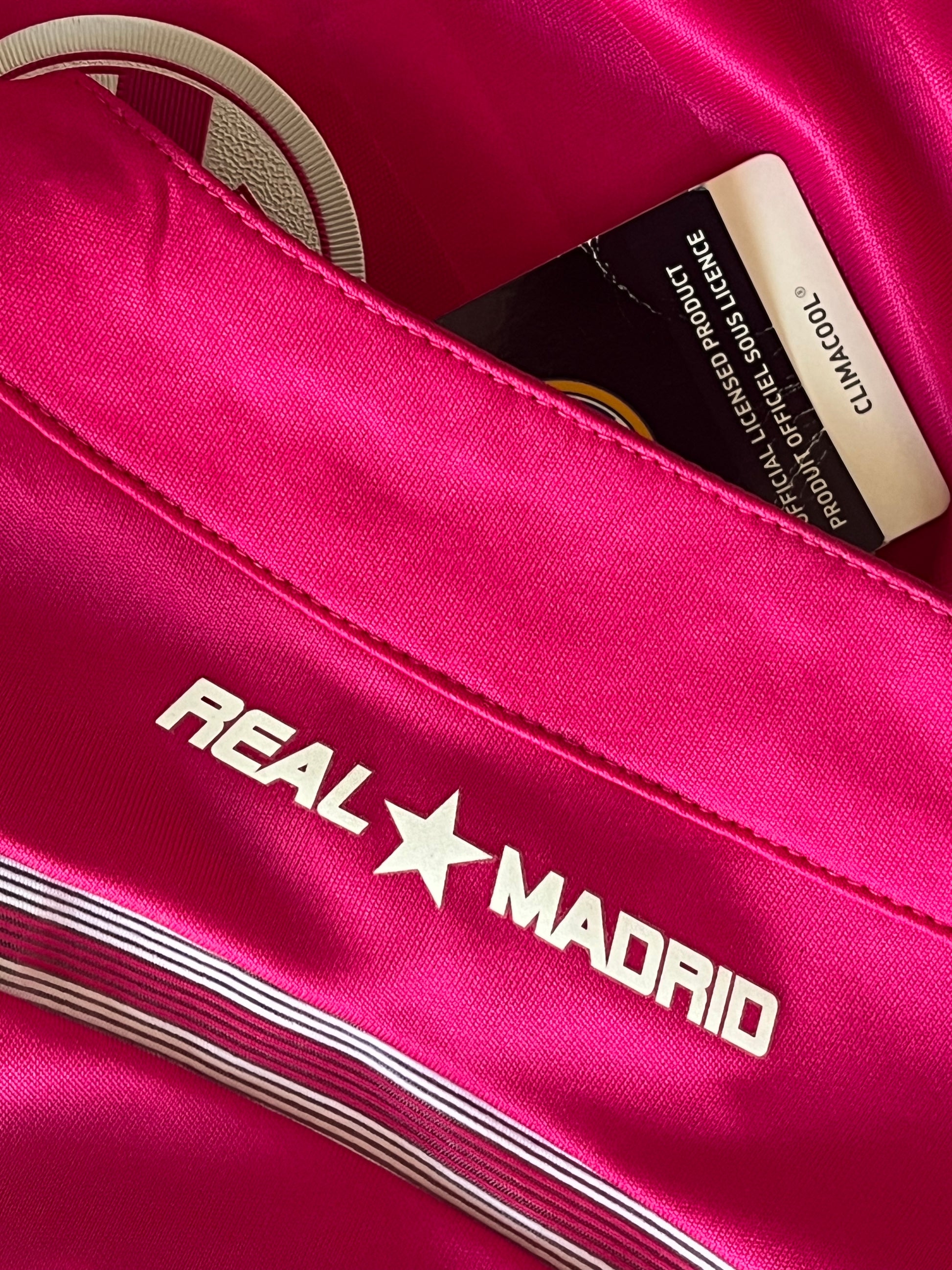 pink Adidas Real Madrid 2014-2015 away jersey DSWT {XXL}