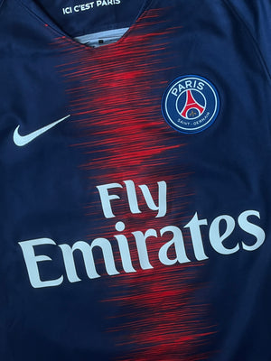 navyblue Nike PSG Paris Saint Germain NEYMAR10 2018-2019 home jersey {S}