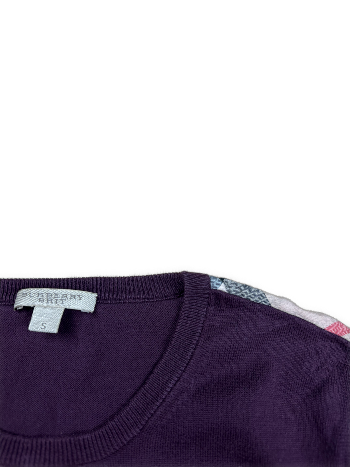 vintage Burberry knittedsweater {S}