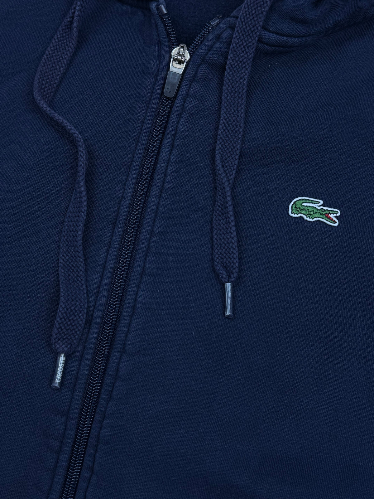 navyblue Lacoste sweatjacket {L}