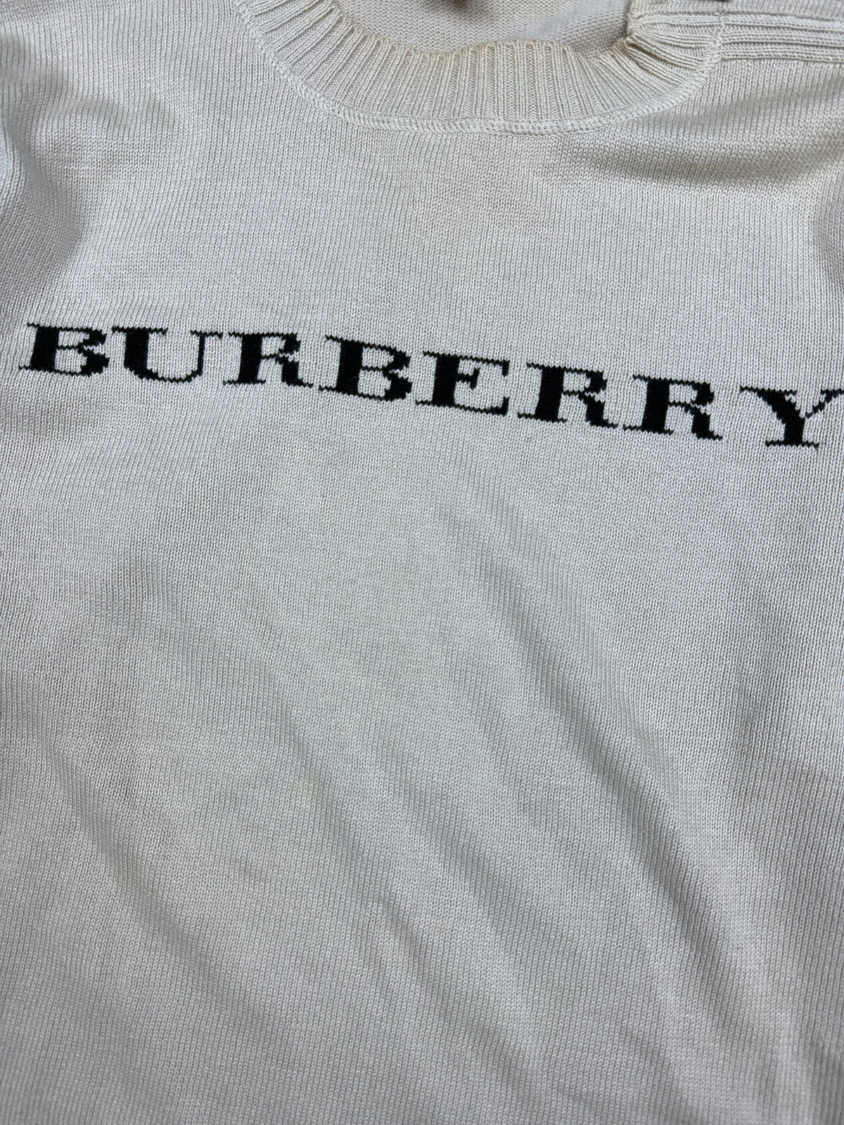 vintage Burberry knittedsweater {S}