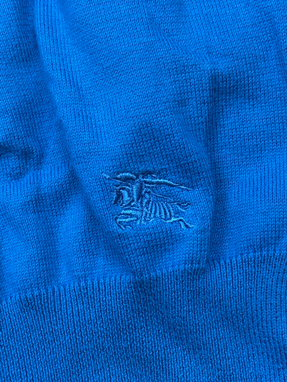 vintage Burberry quarterzip {S}